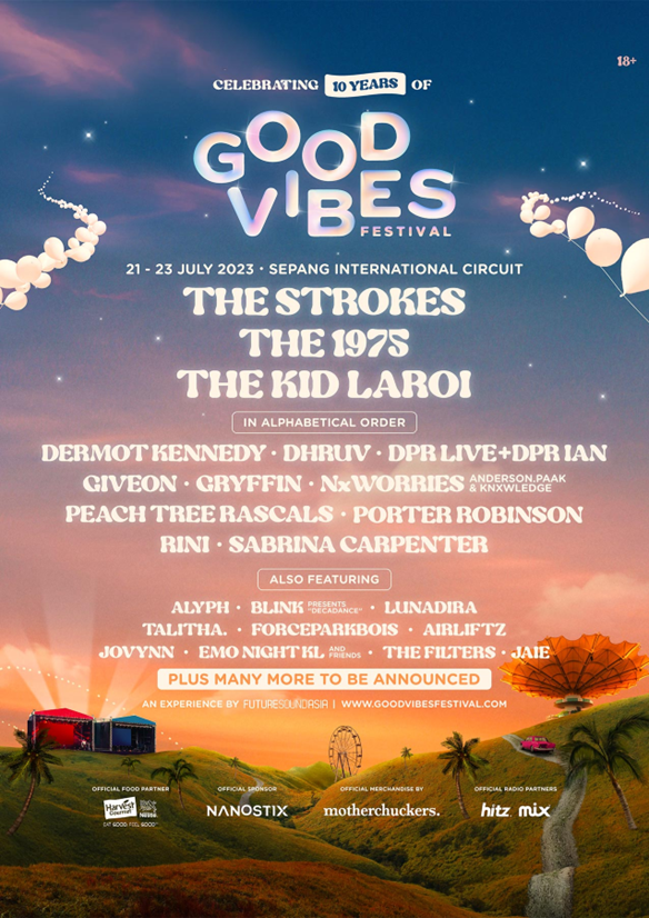 Good Vibes Festival 2023 Malaysia Concert