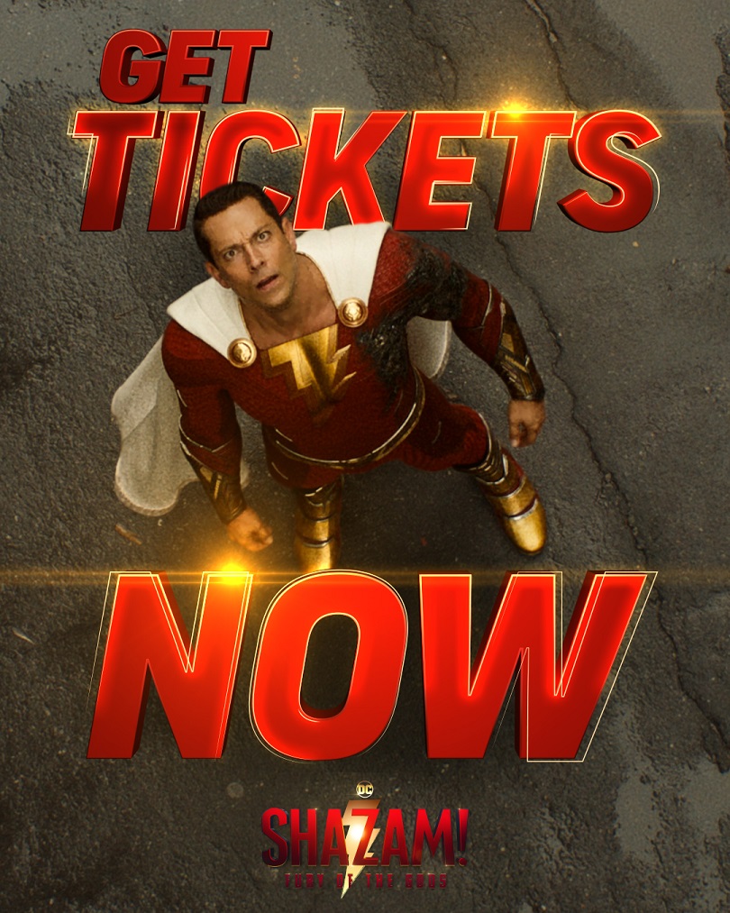 Shazam Fury of the Gods tickets