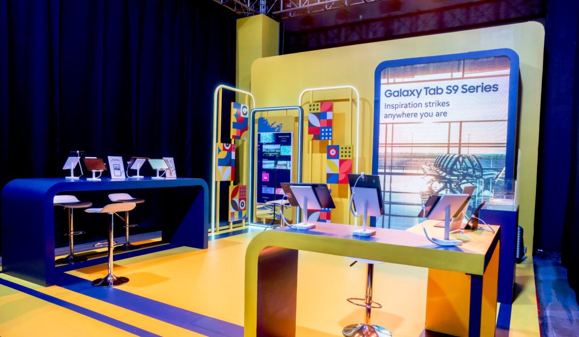 Samsung Tab S9 Experiential Booth