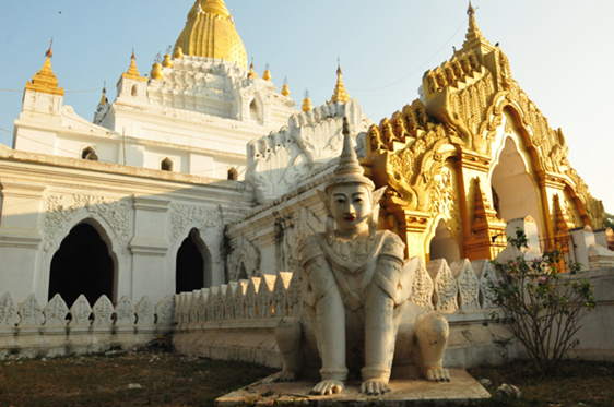 Manussiha as depicted in Kyauktawgyi Pagoda Mandalay in Myanmar 