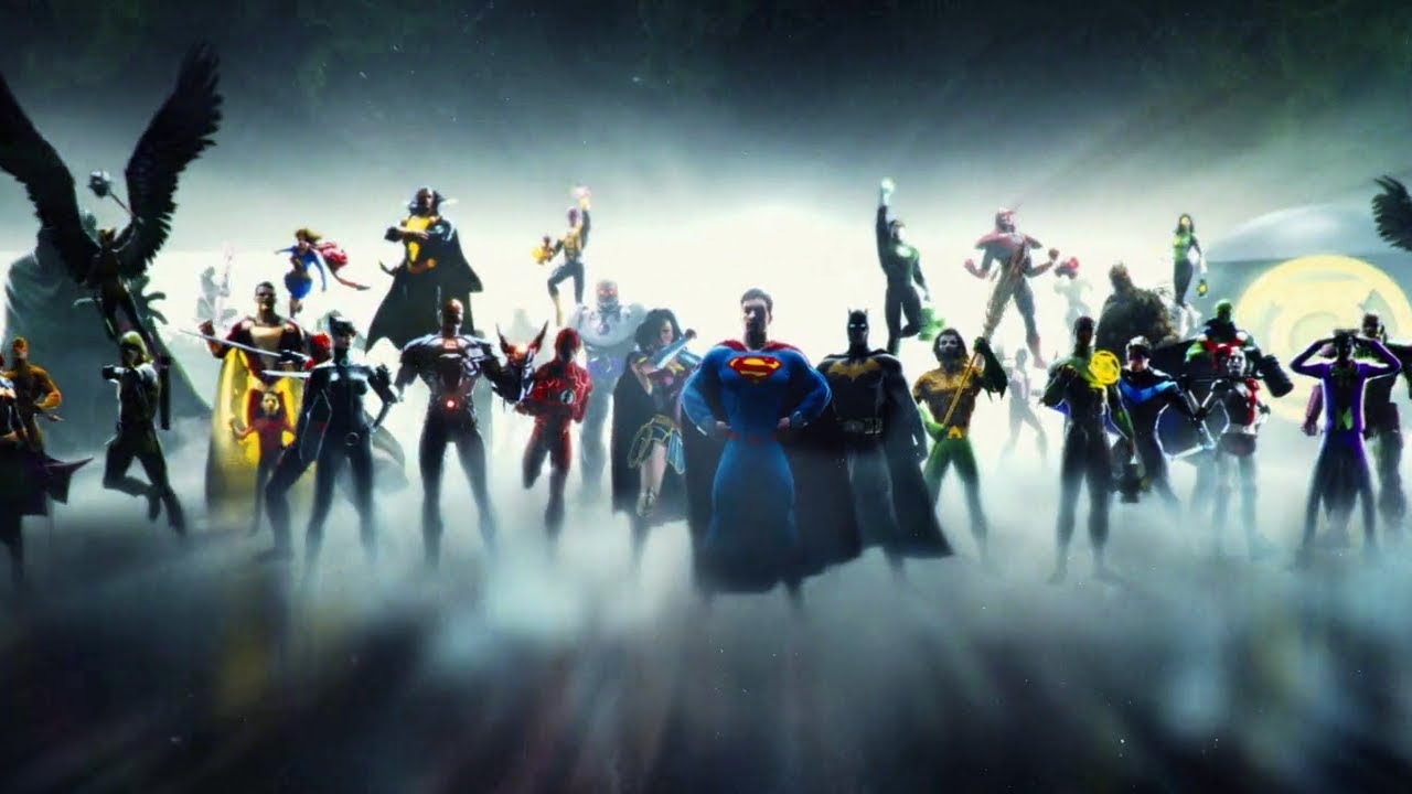 A still from the intro for the DCEU