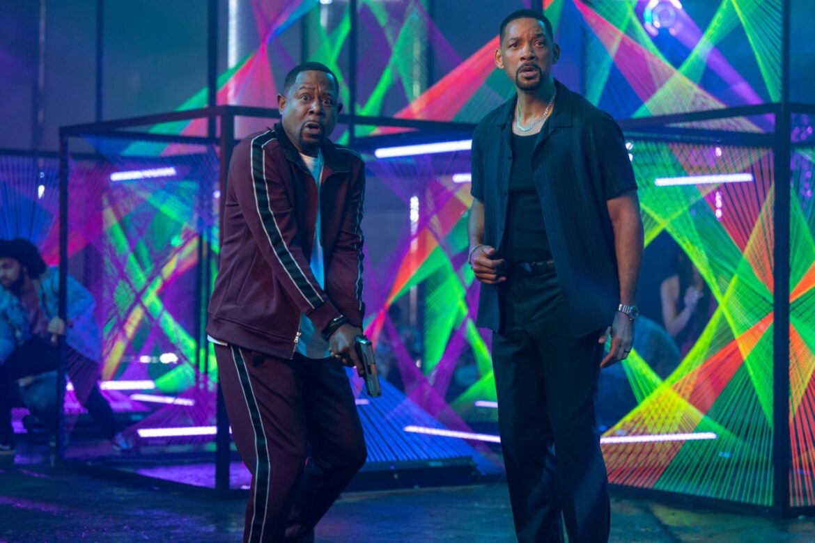 Still from Bad Boys: Ride or Die featuring Will Smith and Martin Lawrence