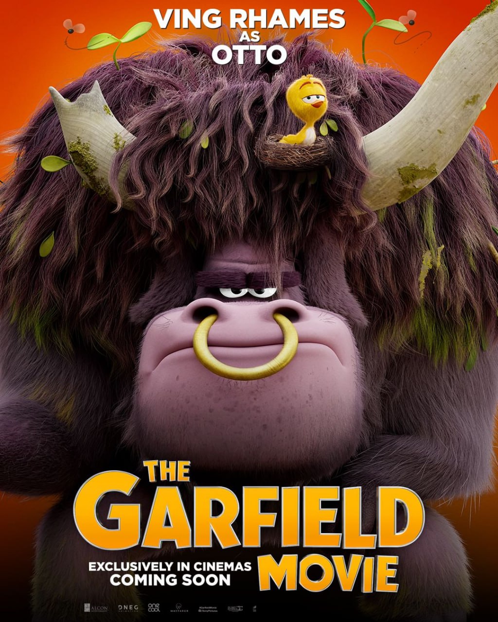 The Garfield Movie featuring Otto who has a blank expression.
