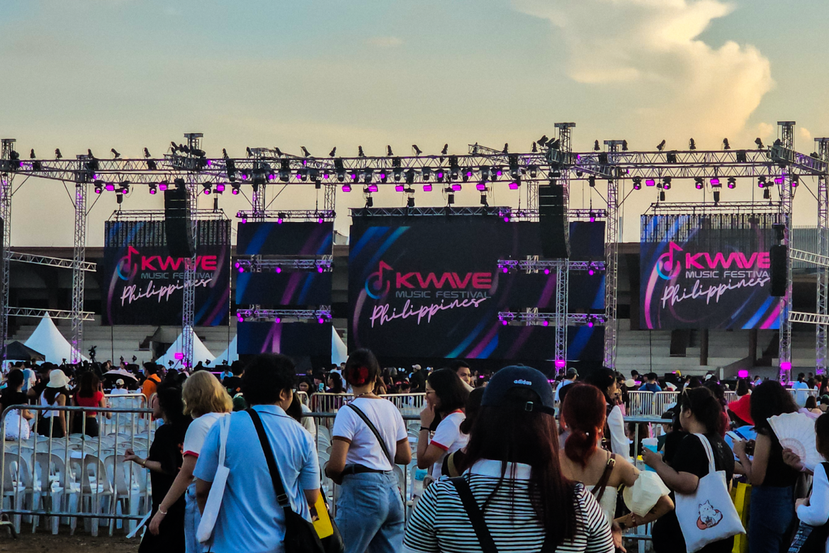 Before the beginning of KWave Music Festival