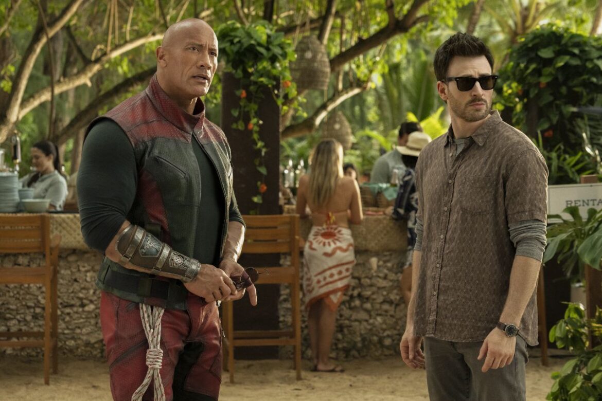 Red Ones starring The Rock and Chris Evans