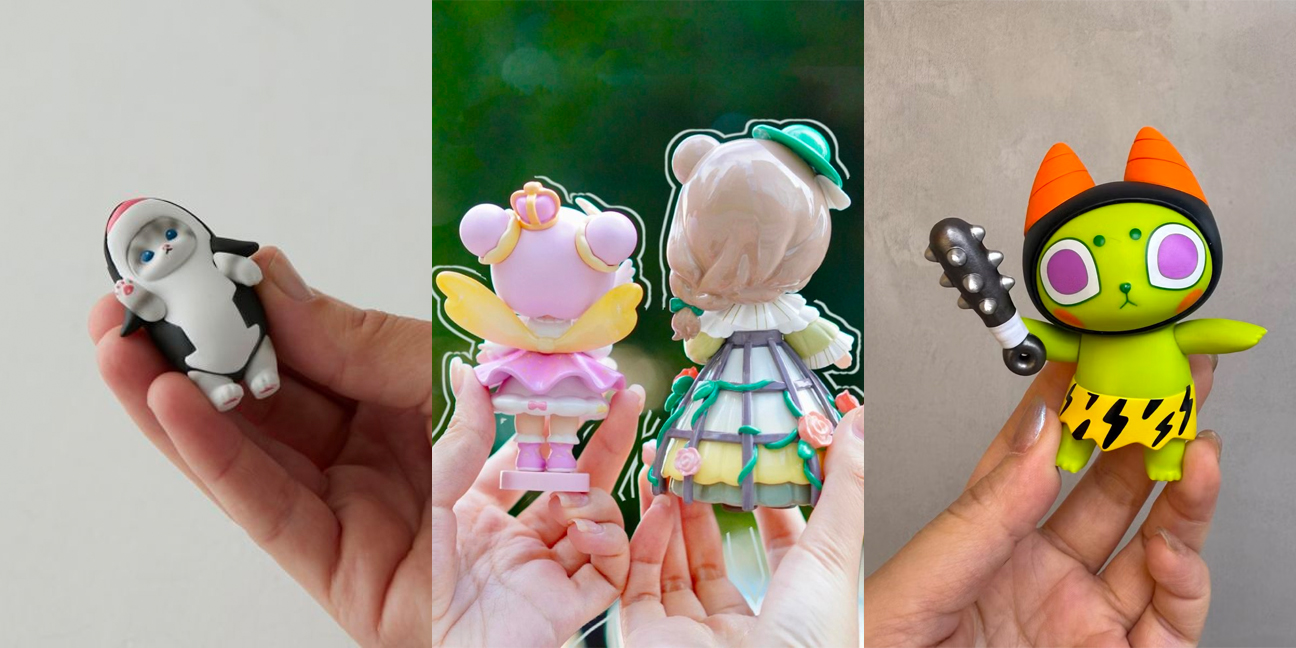 Various blind box toys | Photos from Urban Outfiters, Kikagoods and Mueanfun Sapanake