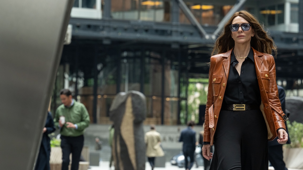 Cate Blanchett as Kathryn Woodhouse in "The Black Bag" | Photo from Universal Pictures