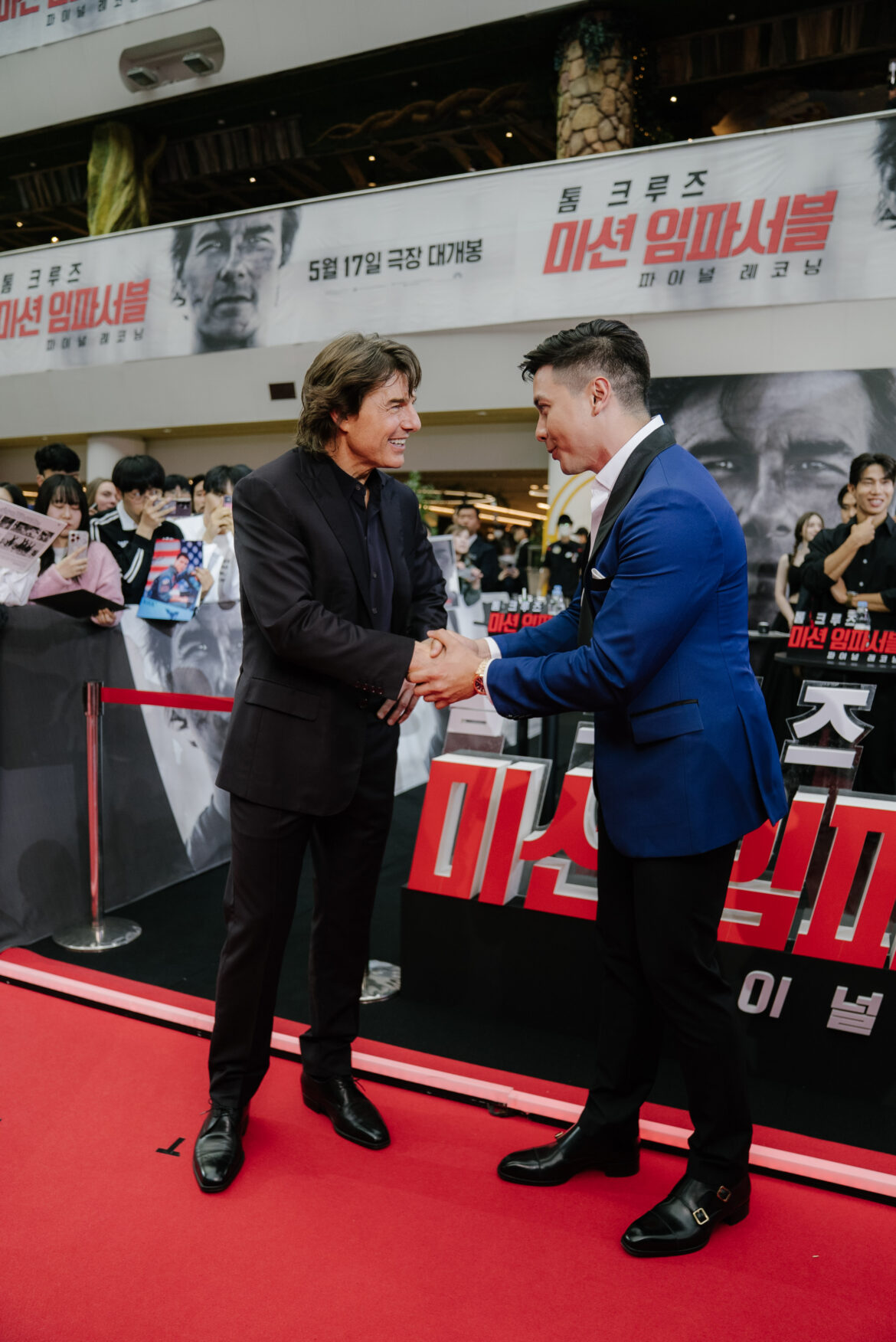 Tom Cruise and Alden Richards at the Seoul red carpet premiere of Mission: Impossible - The Final Reckoning on May 8. | Photo from Paramount Pictures