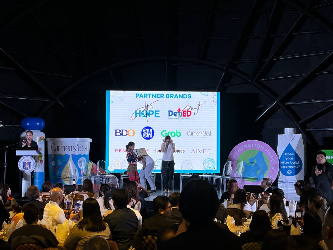 Generation HOPE Partners (Department of Education, BDO, Carmen’s Best, Grab, Penshoppe, Aivee Clinic, SM Supermalls, and Sunnies)