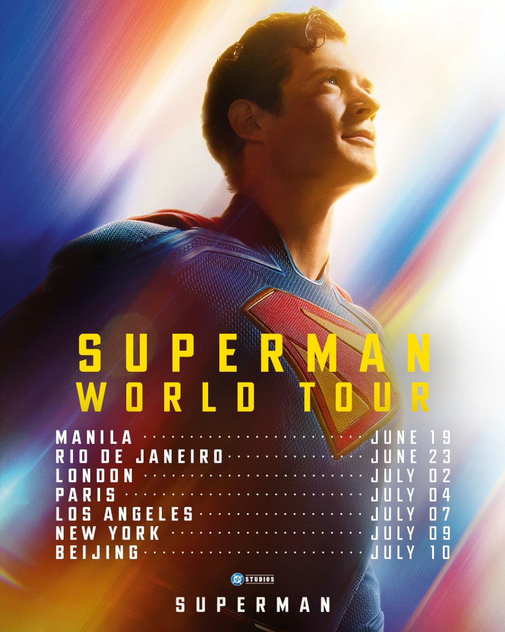"Superman" World Tour Dates