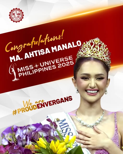 Manuel S. Enverga University Foundation congratulates their alumna | Photo courtesy of Manuel S. Enverga University Foundation