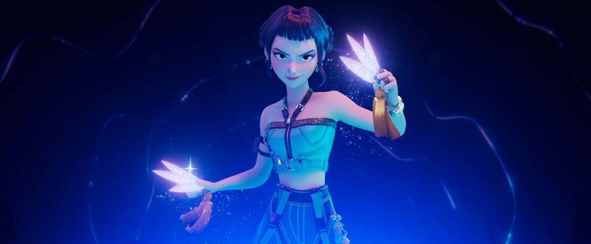 Zoey wielding a daesingkal | Photo from Netflix