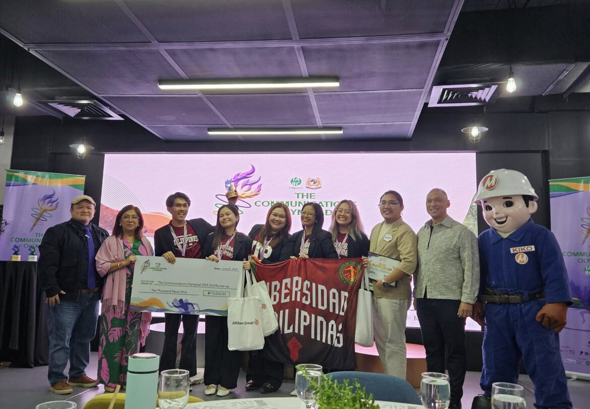 The University of the Philippines - Visayas was awarded as The Communications Olympiad 2nd Runner-Up.