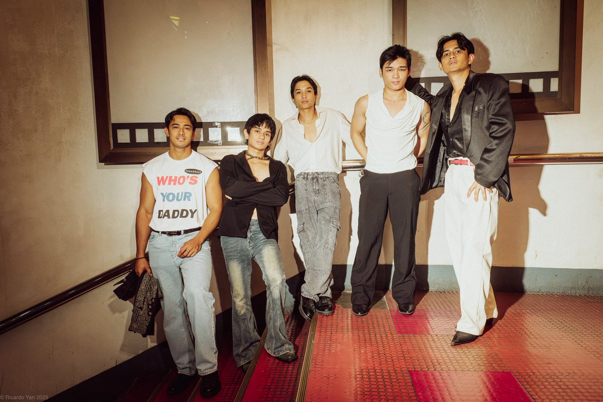 Cast from left to right, Argel Saycon as Bayani, Miguel Odron as Zion, Gold Aceron as Miguelito, Tommy Alejandrino as Rush, Jomari Angeles as Uno | Photo from Petersen Vargas