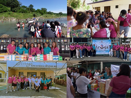 Dedicated I.E. Medica and MedEthix employee volunteers in action throughout the 2025 medical missions.