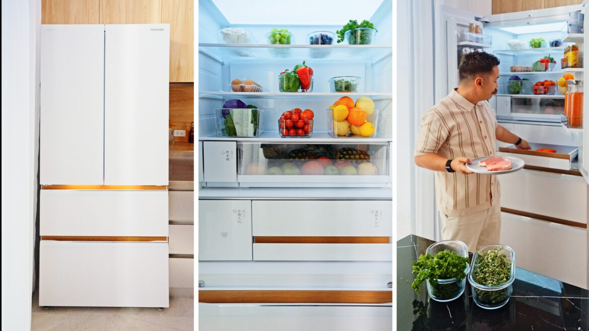 Chef Josh Boutwood shows what's inside his Toshiba Japandi Refrigerator