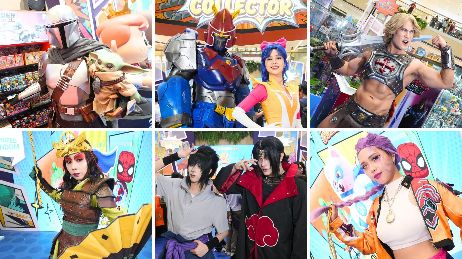 Cosplayers liven up the convention with vibrant fits | Photos from SM North EDSA