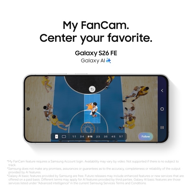 Galaxy S26 FE My FanCam
