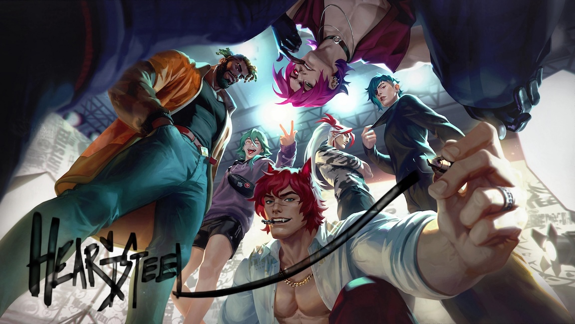 Promotional Image from HEARTSTEEL's Debut Single, PARANOIA | Image from Riot Games